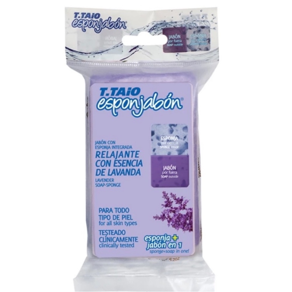 Lavender Soap Sponge with Integrated Sponge